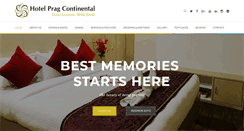 Desktop Screenshot of hotelpragcontinental.com